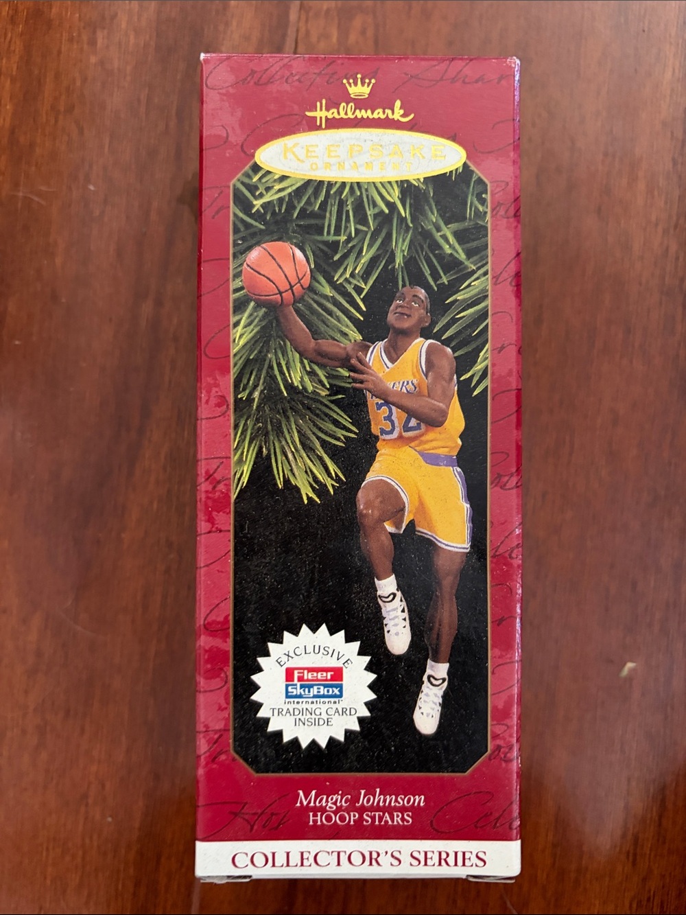 Hallmark Keepsake Lakers Yellow Basketball Player Ornament